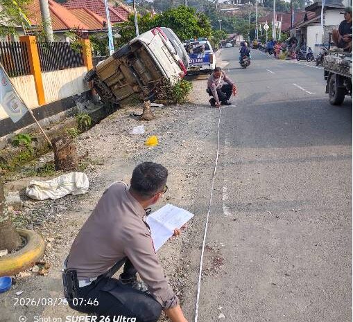  Satlantas Polres Morowali Tangani Lakalantas di Desa Puungkoilu, Korban Meninggal Dunia