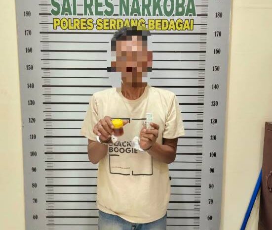  Buang Barang Bukti Saat Dikejar, Residivis Narkoba di Pantai Cermin Berhasil Diringkus