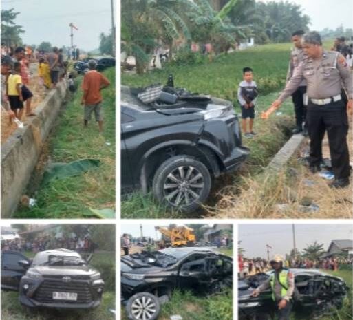  Avanza Dilindas Kereta Api di Perlintasan Tanpa Palang Desa Pon, Satu Orang Tewas