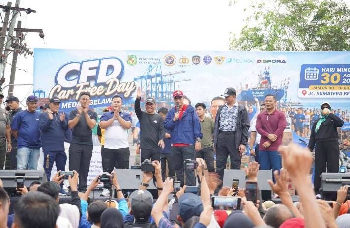  Semarak CFD Belawan, Rico Waas Dekatkan Pelayanan Publik Ke Warga Medan Utara