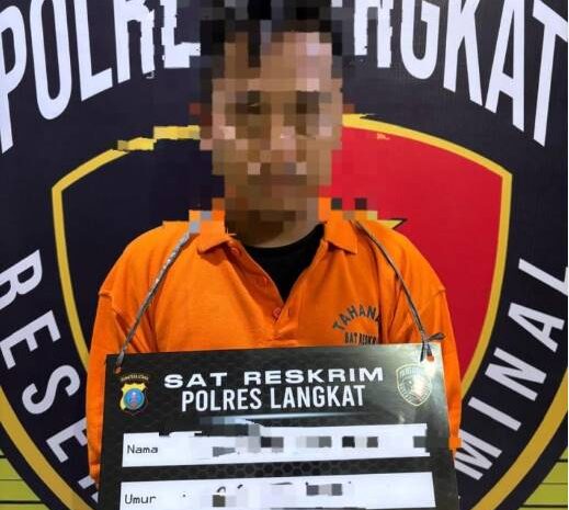  Polres Langkat Tangkap Tujuh Pelaku Curas di Empat Lokasi, Dua Senjata Tajam dan Sepeda Motor Diamankan