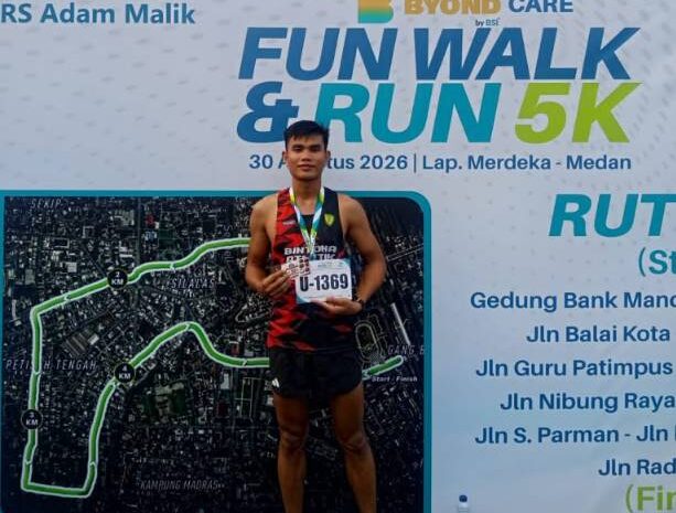  Semangat Bhayangkara di Adam Malik Run 5K, Personel Brimob Sumut Raih 16 Menit 21 Detik di Lintasan