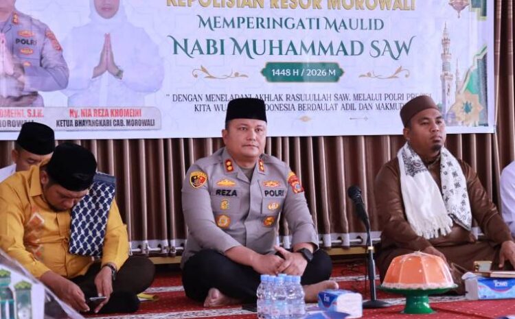  Polres Morowali Gelar Maulid Nabi Muhammad SAW, Tanamkan Keteladanan Rasulullah Dalam Pelaksanaan Tugas