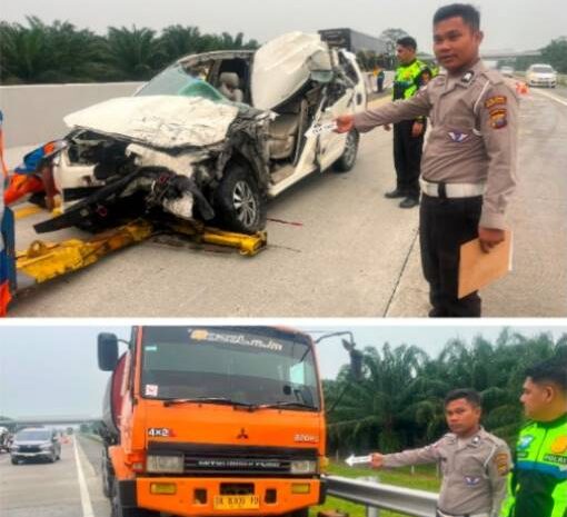  Kecelakaan Maut di Tol Medan-Tebing Tinggi KM 66, Satu Penumpang Innova Tewas