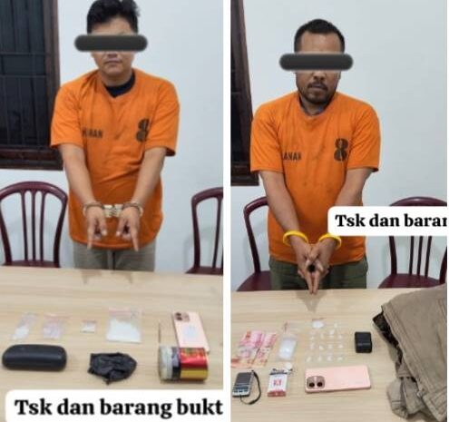  Rekanan Pengedar Ditangkap, Polres Karo Sita 37 Gram Sabu