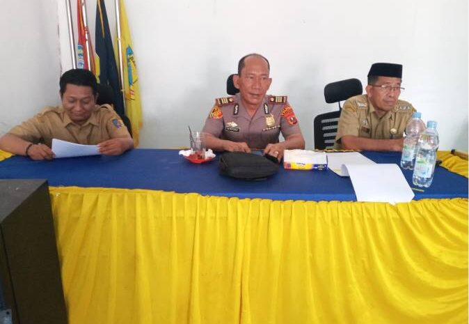  Cegah Tawuran Remaja, Polsek Talawi dan Pemdes Sukajaya Gelar Rakor