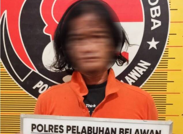  Polres Pelabuhan Belawan Tangkap Pengedar Sabu di Desa Manunggal