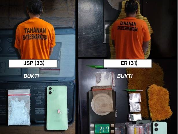  Komitmen Perangi Narkoba, Polres Binjai Tangkap Dua Pengedar dan Amankan Barang Bukti Sabu