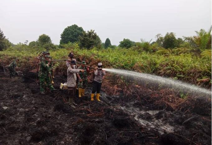  Karhutla Belum Sepenuhnya Padam, Kodam XIX/Tuanku Tambusai Perkuat Penanganan di Bengkalis dan Meranti