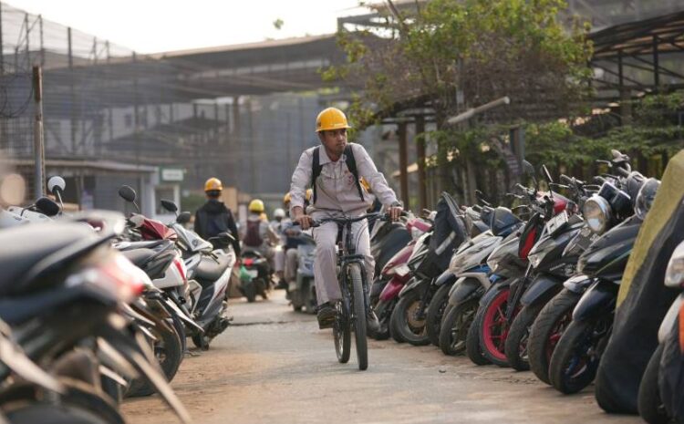  Lebih Sehat dan Hemat, Bike to Work di Lingkar Industri IMIP