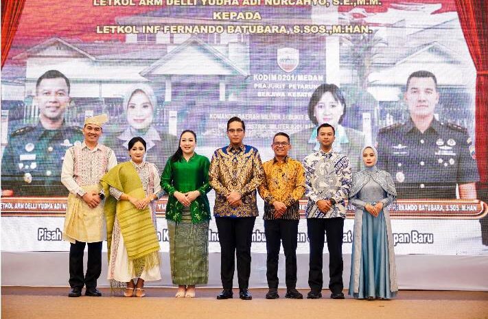  Rico Waas Lepas Delli Yudha, Sambut Fernando Batubara: Sinergi TNI dan Pemko Medan Harus Makin Kuat
